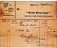 1903-08-28 Bill From Water Witch Club